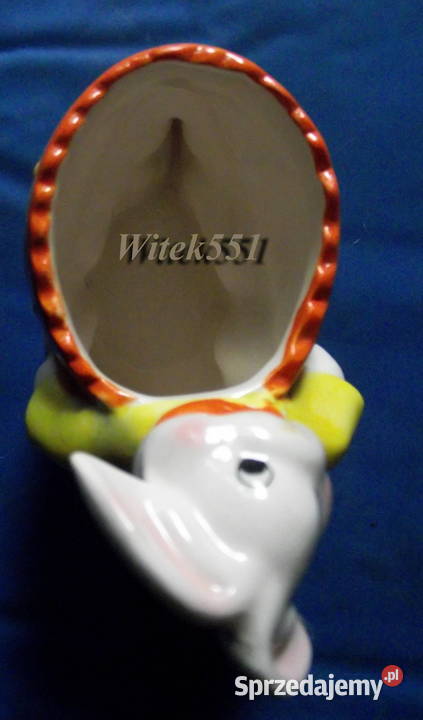 PIĘKNY PORCELANOWY KRÓLICZEK SZKATUŁKA OKAZJA Stalowa Wola