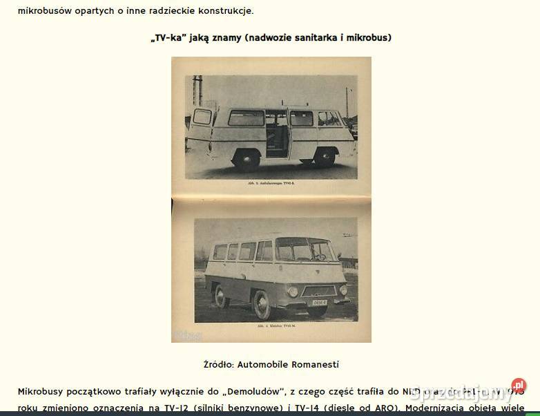 Licniki zabytek Rumuński RocarTV40 Ełk