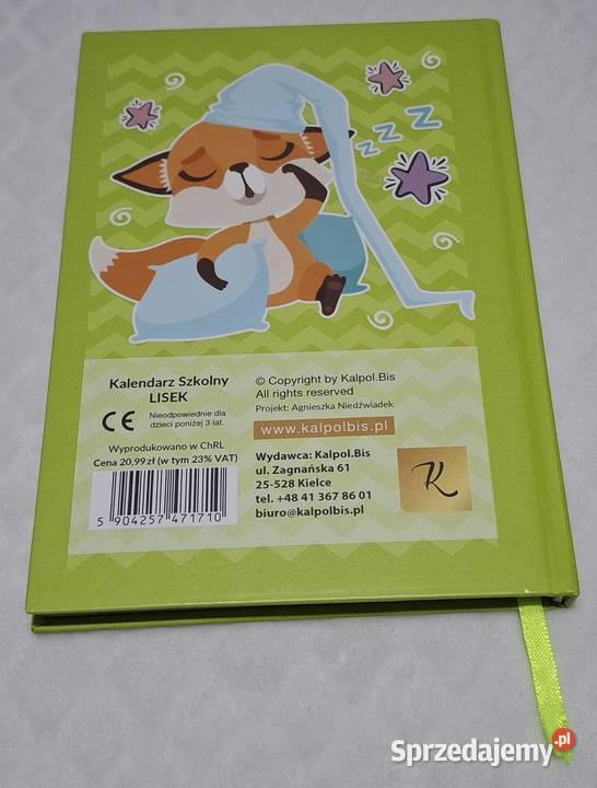 Kalendarz szkolny Lisek 20232024 145x207 Czeladź