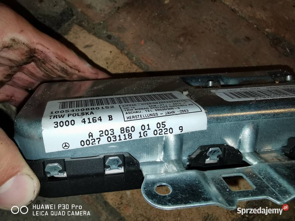 Poduszka Airbag Lewy Tył Mercedes W211 Gorzów Wielkopolski sprzedam