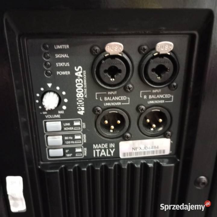 RCF Sub 4PRO 8003AS Subwoofer wysylka dolnośląskie Złotoryja