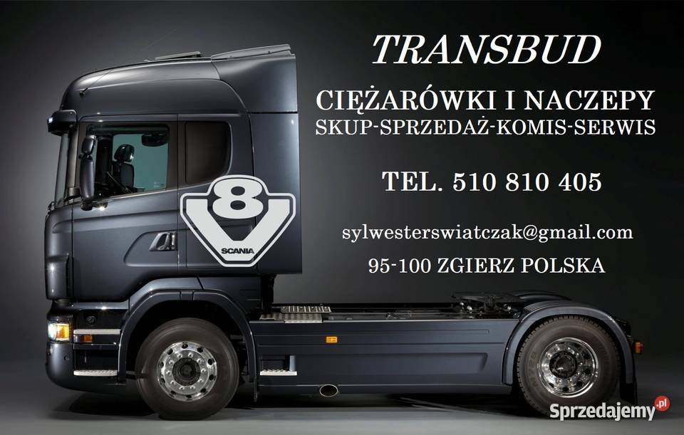 SKUP aut ciężarowych naczepprzyczep Zgierz