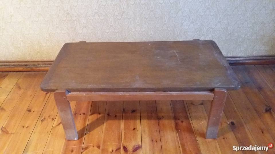 Ława z litego drewna z okresu PRL produkcja Kościan sprzedam