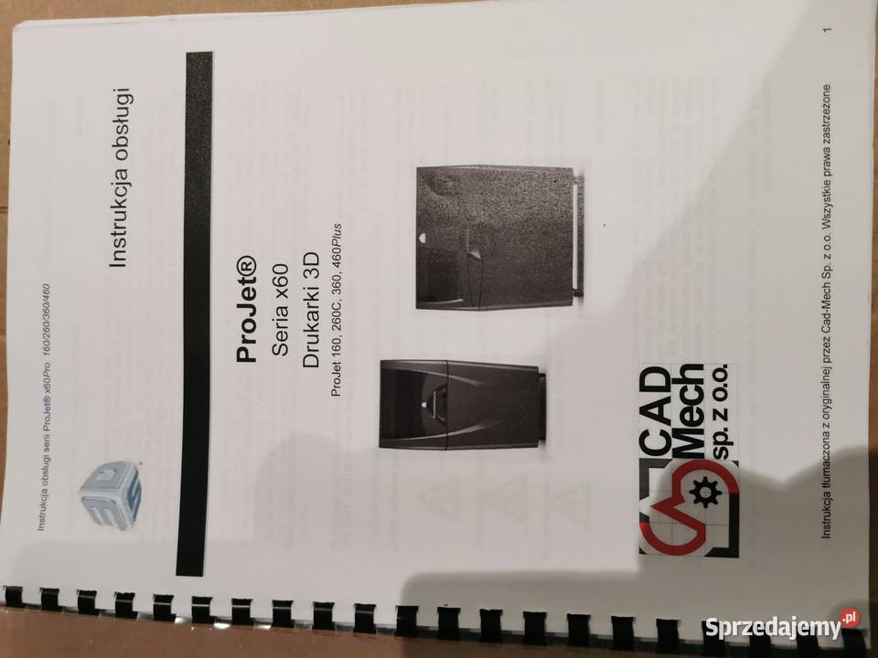 Drukarka 3D ProJet 160 Poznań
