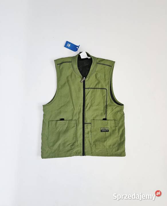 Nowy zielony bezrękawnik Adidas xs 34 mazowieckie Łomianki Dolne