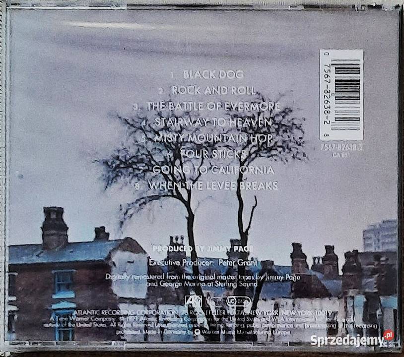 Album CD Kultowego Zespołu Led Zeppelin IV CD