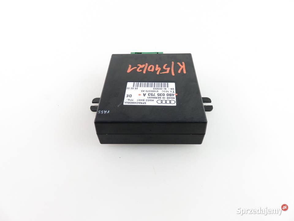 MODUL OBSLUGI GLOSOWEJ AUDI A6 C5 4B0035753A