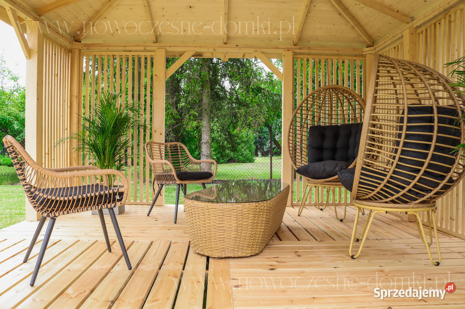 Altana ogrodowa Napoli 1 wym 4x4m Producent Domki narzędziowe Kołobrzeg