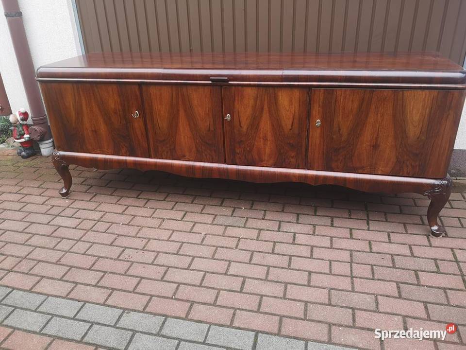 Komoda Bufet Orzech Solidna 242 RTV Stara Antyk Swarzędz