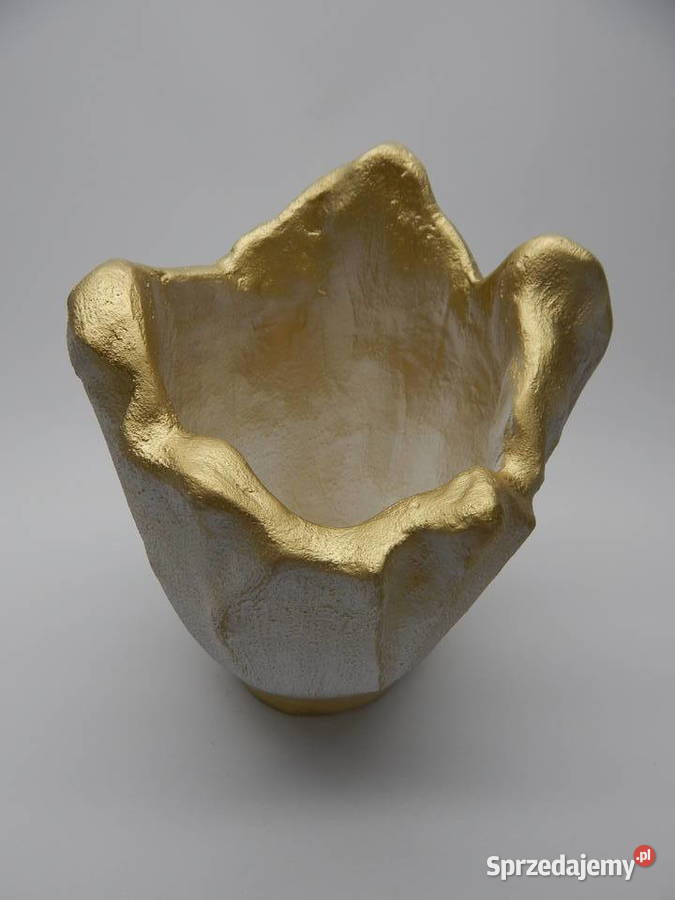 Donica Betonowa 26 Biała Złota Rękodzieło świętokrzyskie Grabina