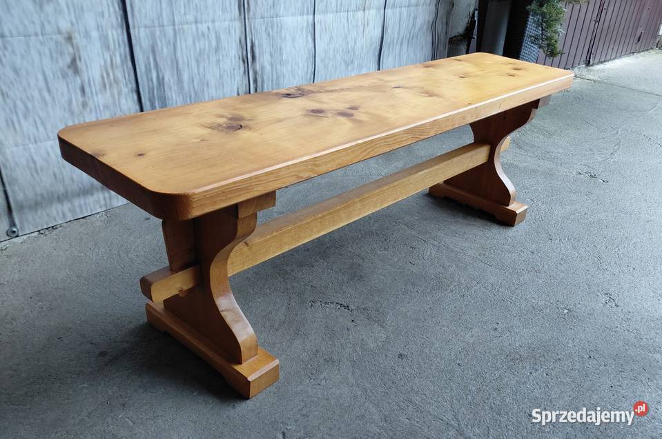 drewniana ławka 459 kujawsko-pomorskie Byczyna