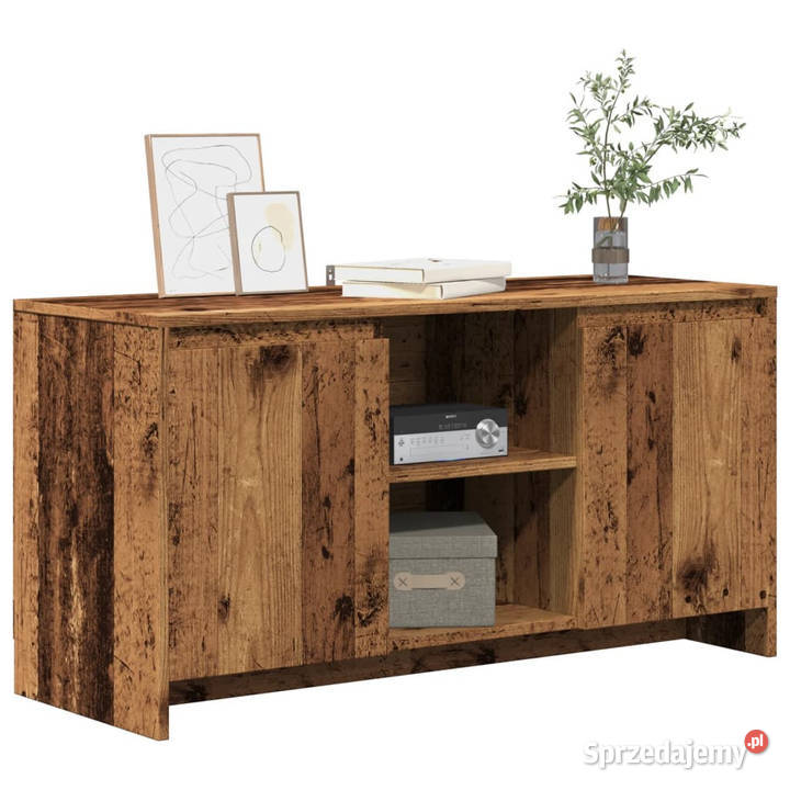 Szafka pod TV stare drewno 102x375x525 WM856782 mazowieckie