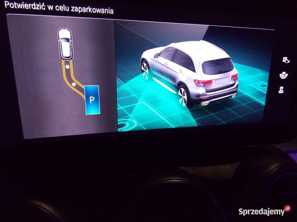 Mercedes Glc 300 4matic AMG sam parkuje panorama 1991cm3 Ząbkowice Śląskie