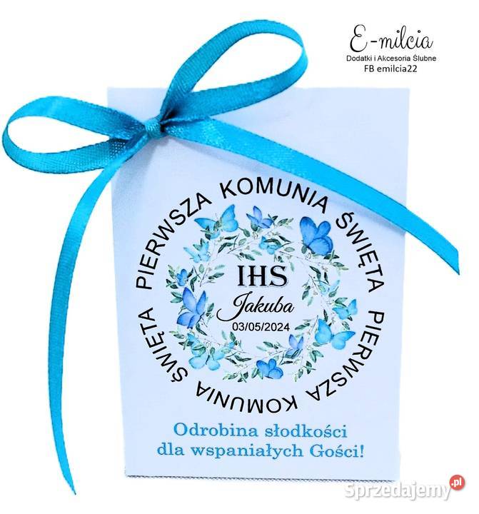 PODZIĘKOWANIE GOŚCI Domek z Raffaello Komunia Zielona Góra