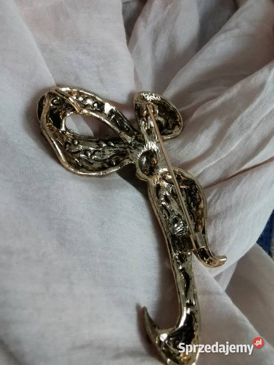 Broszka damska kolorowa kokarda Dla kobiet