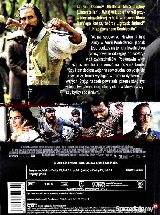 REBELIANT MATTHEW McCONAUGHEY Kultura i Rozrywka wielkopolskie