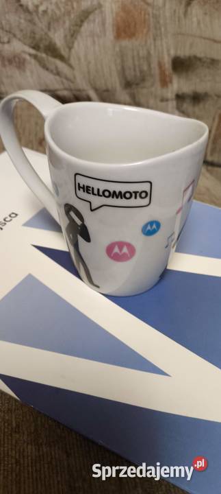 Kubek porcelanowy sygnowany Motorola helomoto