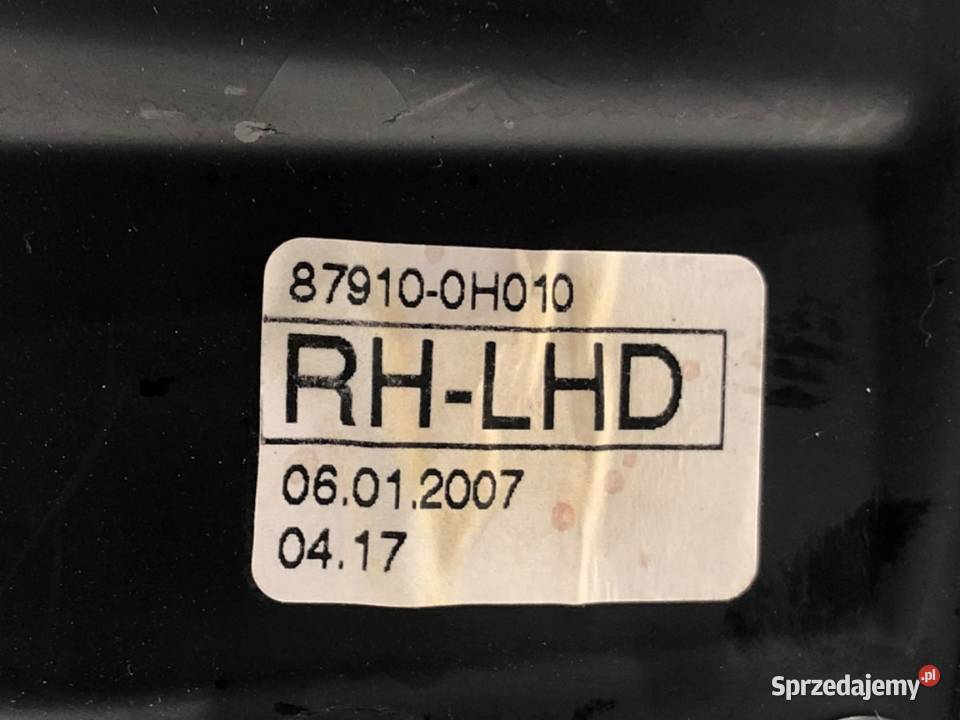 LUSTERKO PRAWY TOYOTA AYGO I Hatchback 0514 osobowe sprzedam