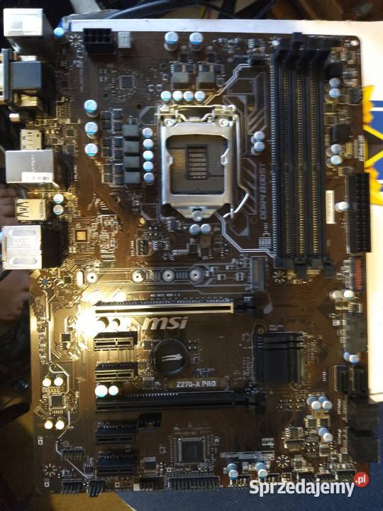 Płyta główna MSI Z270A PRO chyba uszkodzona Toruń sprzedam
