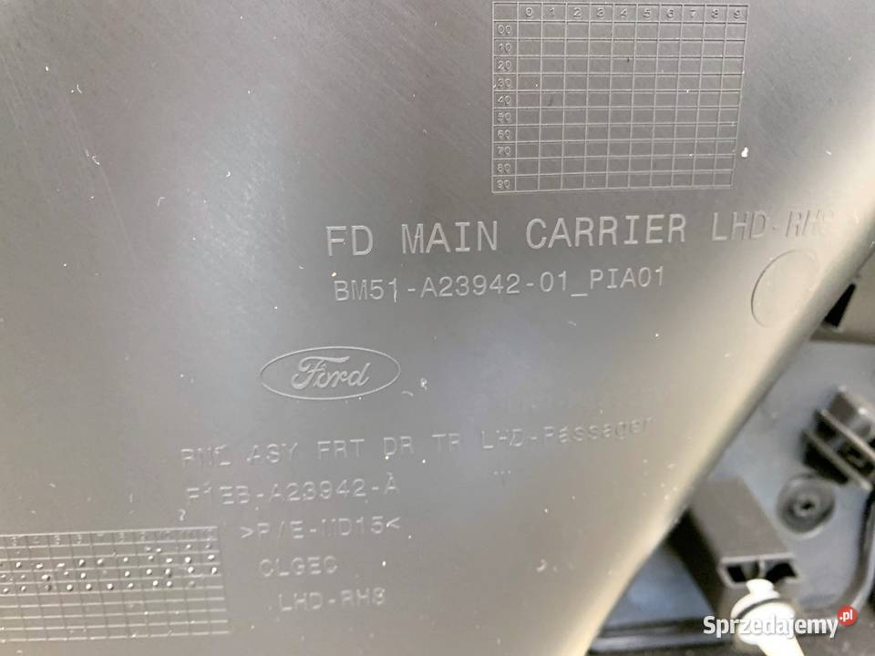 BOCZEK DRZWI PRAWY PRZÓD FORD FOCUS III