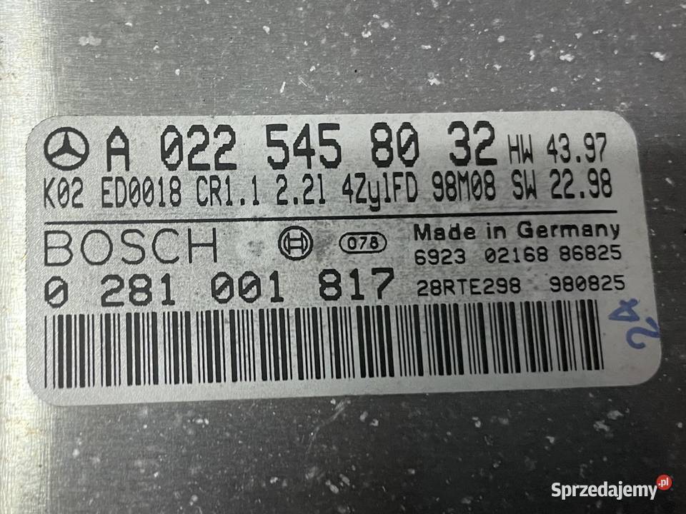 A0225455032 moduł sterownik skrzyni biegów