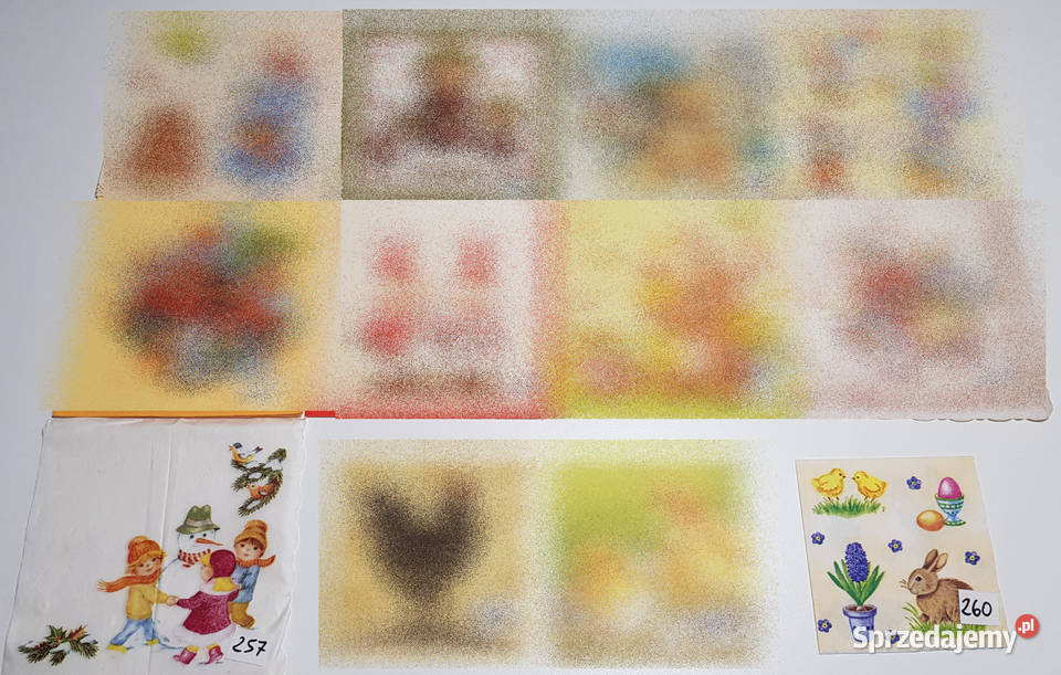 Serwetki decoupage zestawy 13 14 Siemianowice Śląskie