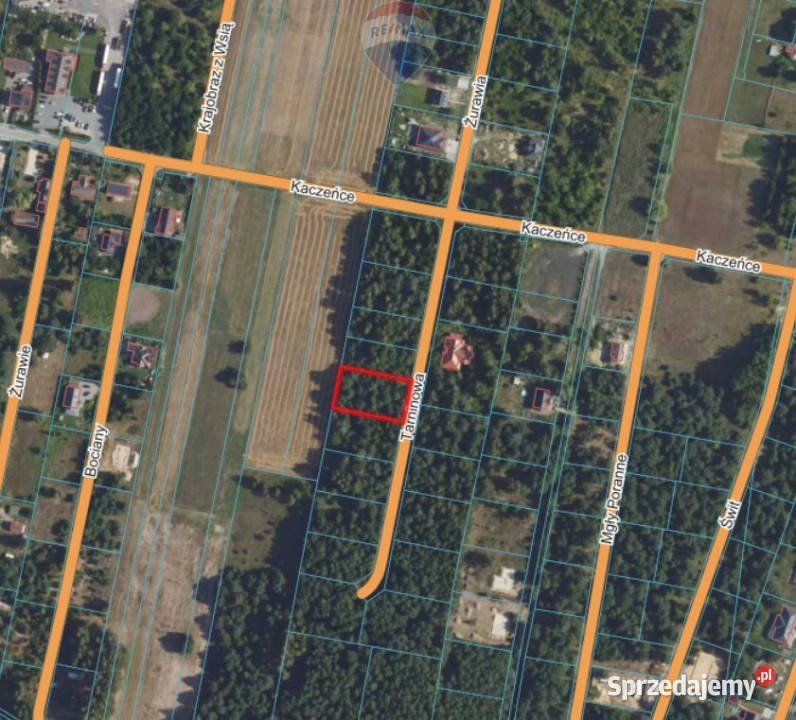 1z3 Działka budowlana Kuklówka Radz 1432 m2 Kuklówka Radziejowicka