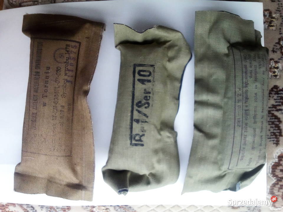 Opatrunek osobisty Wojska Polskiego lata 70 ub Warszawa