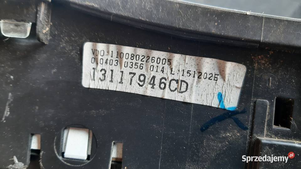 licznik zegary prędkościomierz Opel Corsa C 12 Liczniki i zegary Dębno