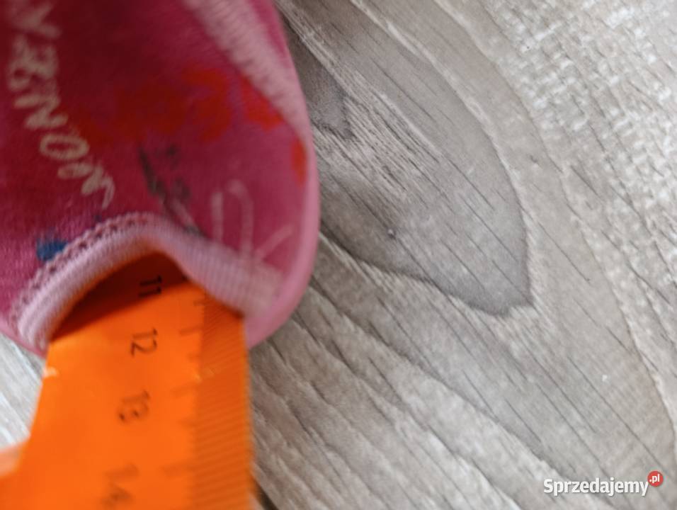 kapcie buty dziewczęce różowe rozmiar 19 długość wielkopolskie Poznań