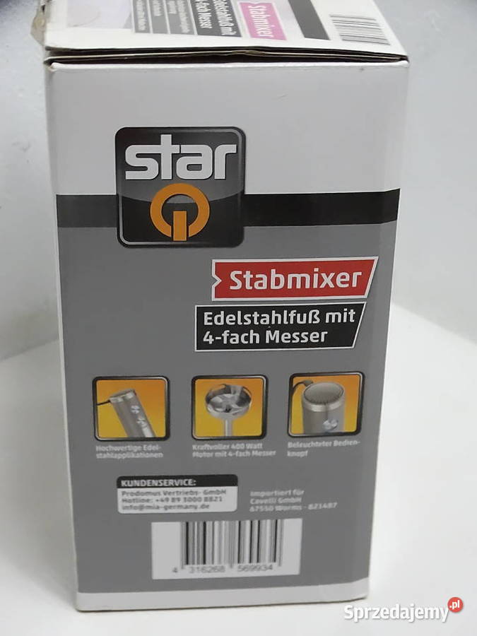 Blender Ręczny Studio Star Q 350W 400W Z AGD drobne lubelskie Biłgoraj