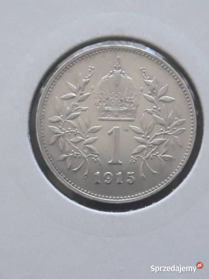 1 Korona Austria 1915 r około mennicza