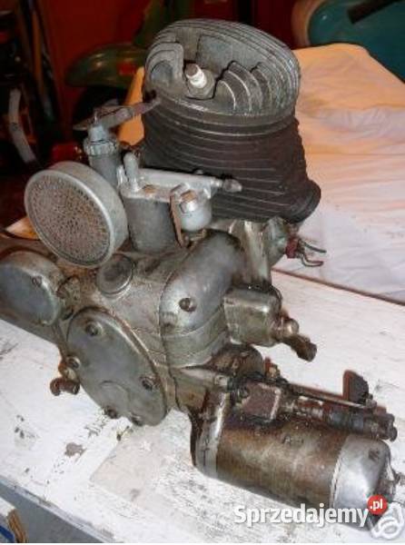 Lambretta LD 125 Silnik z elektrycznym Zielonka