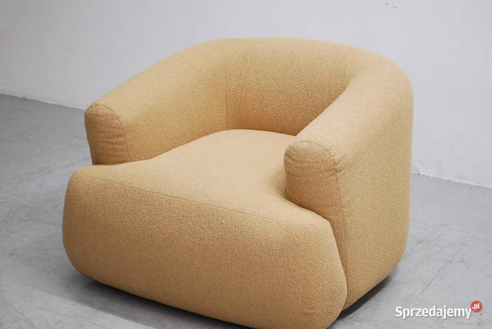 SBO Fotel Sofia jasno brązowy tkanina Poznań