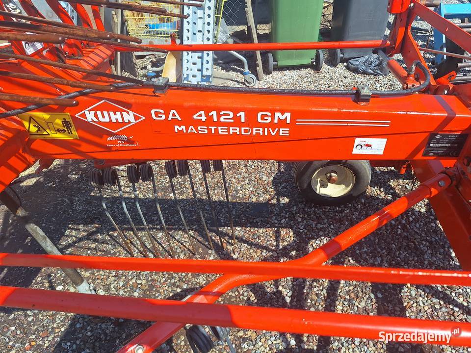 Zgrabiarka kuhn 4121 masterdrive tandem nieuszkodzony Maszyny rolnicze wielkopolskie Konin
