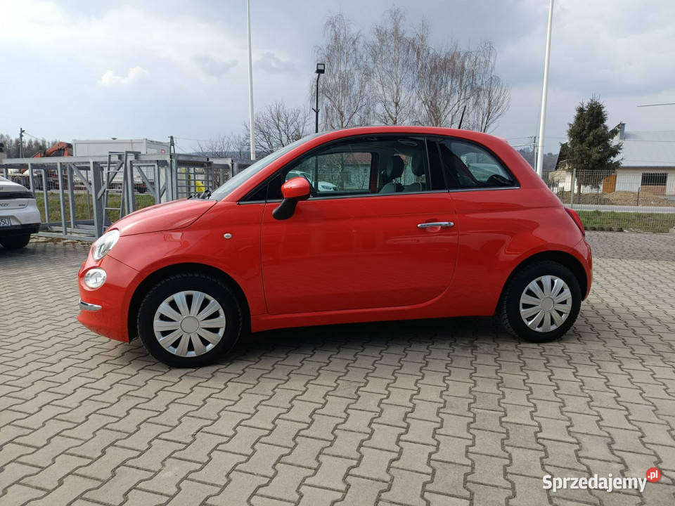 Fiat 500 Lounge 12 69 serwisowany panorama VAT23 światła do jazdy dziennej Nowy Sącz