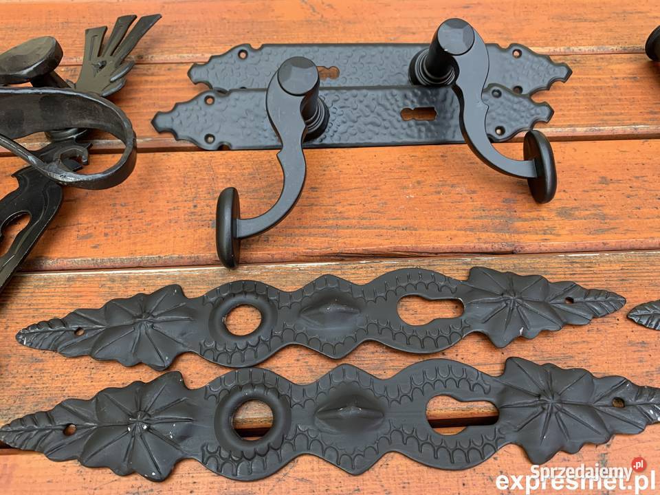 RUSTYKALNA Klamka kuta do furtki bramki drzwi Rzeszotary