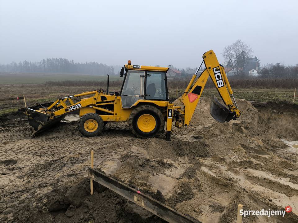 Koparkoładowarka JCB 3CX Turbo 4x4 komplet łyżek Ostróda