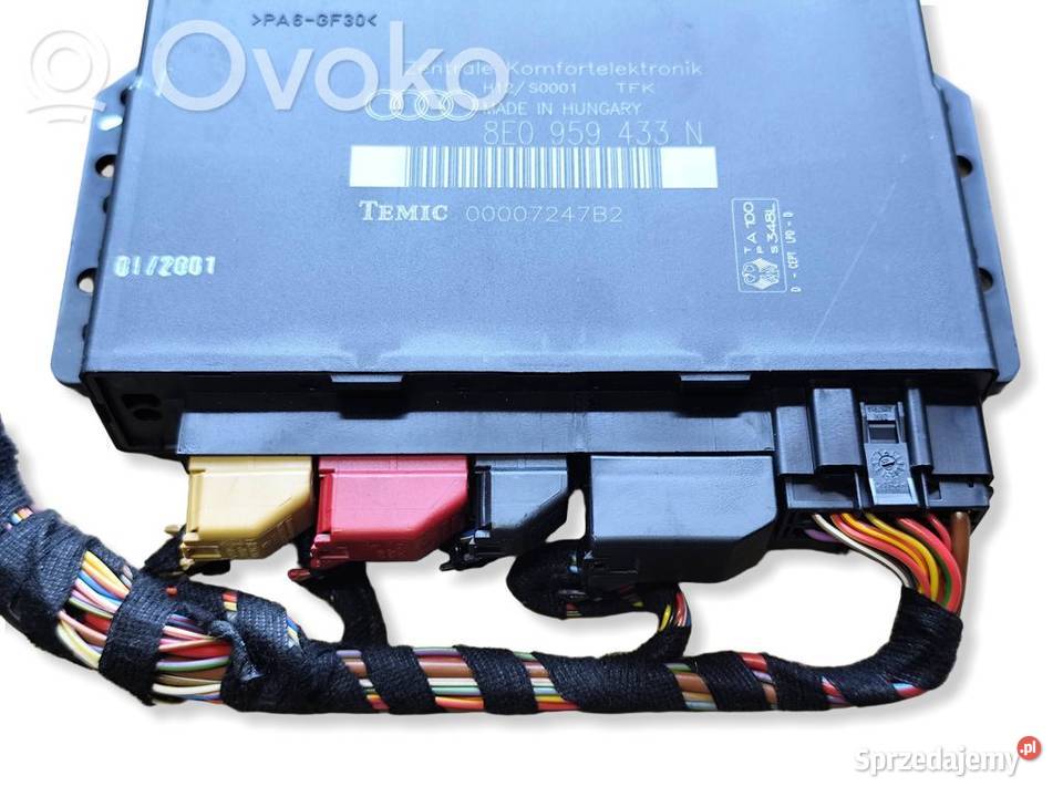 Audi A4 S4 B6 B7 20 MODUŁ STEROWNIK KOMFORTU