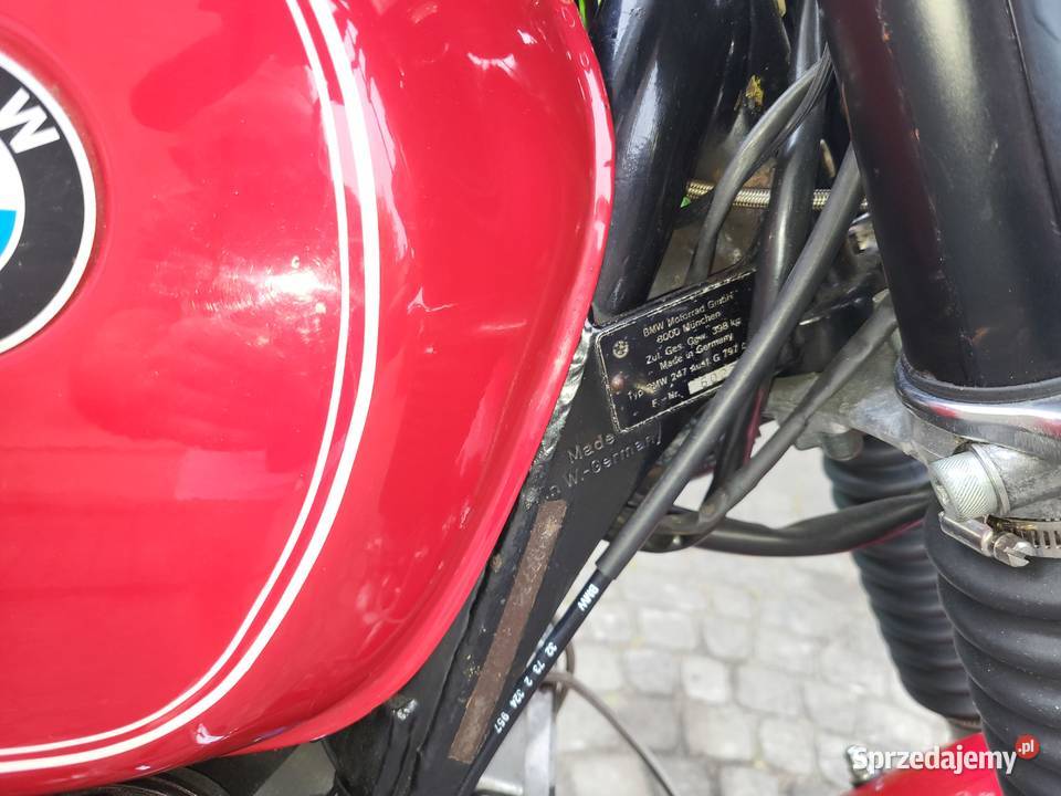 BMW R807 Silnik 1000 ccm 1978 r Szprychy łódzkie Zduńska Wola