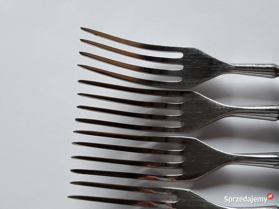 Widelce obiadowe 1 BAKELIT sztućce PRL Dąbrowa Górnicza