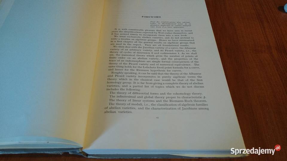 Abelian varieties Serge Lang Gdańsk