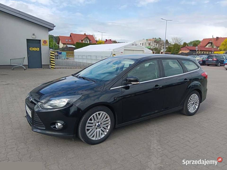 Ford Focus 20 Diesel 140 2013r bezwypadkowy czarny Białystok