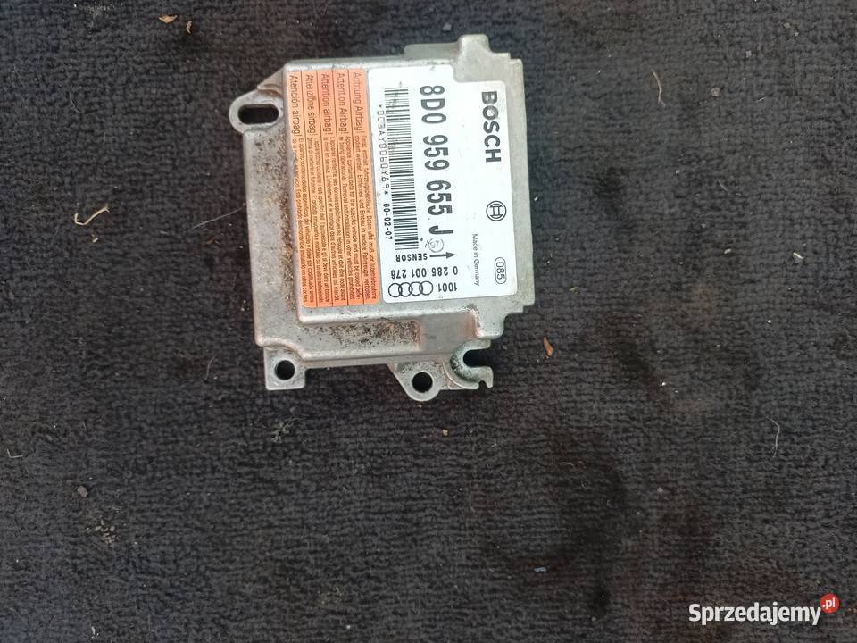 Sterownik Airbag 8D0 959 655 J Bosch Audi A4 B5 Myszków