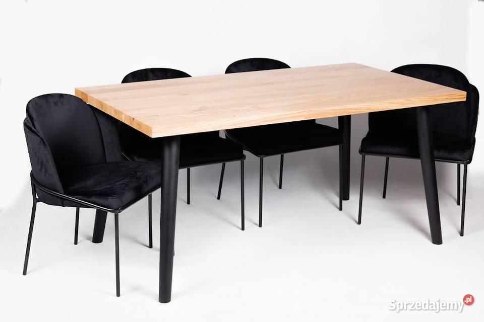 Stół Dębowy BARI 6 krzeseł POLLY Rzeszów