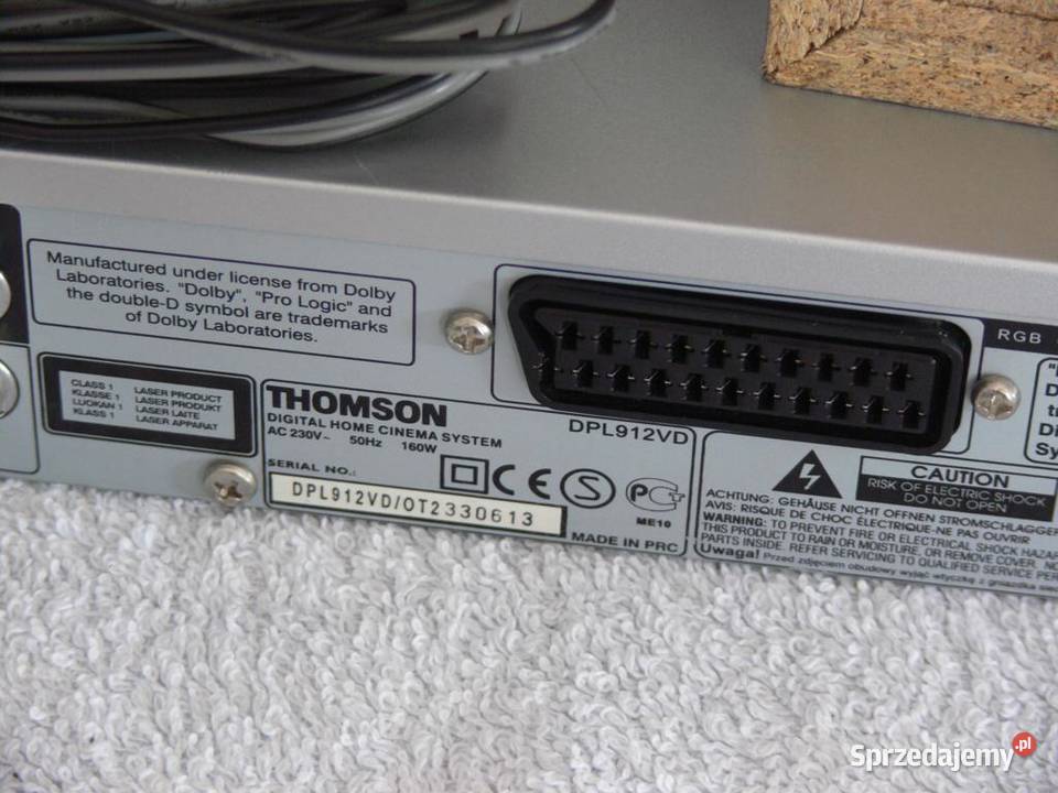 Kino domowe Thomson pilot kolumny WYSYŁKA Jasło