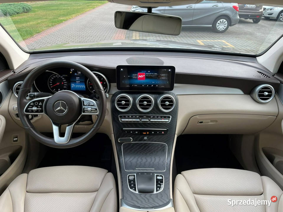 Mercedes GLC 200 Coupe Beżowe skóry Łopatki Lipówki
