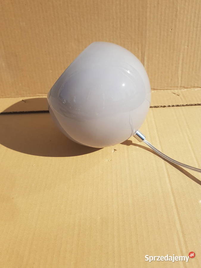 Lampa wisząca KULKA KULA 15 SZARY szkło MURANO