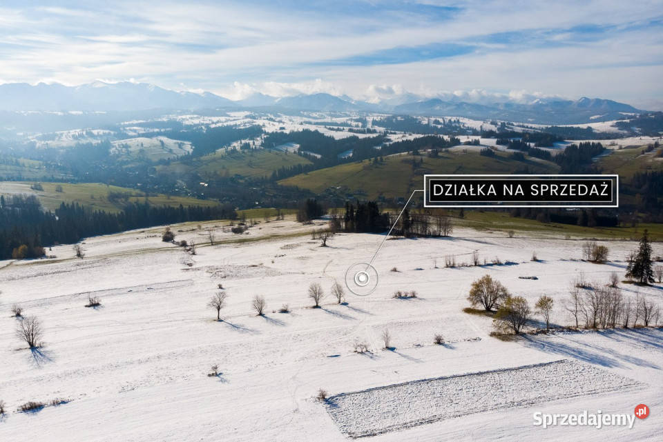 WIDOKOWA DZIAŁKA ROLNA BACHLEDÓWKA 5420m2 Ratułów