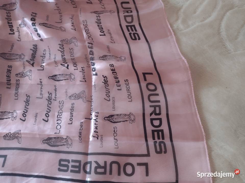 Lourdes Ekskluzywna apaszka z Lourdes Vintage małopolskie Kraków
